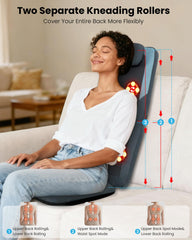 COMFIER chair pad folded for storage demonstrates portable home office use