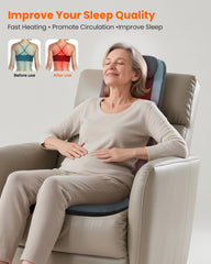 COMFIER upper back zone massage focuses on upper spine tension