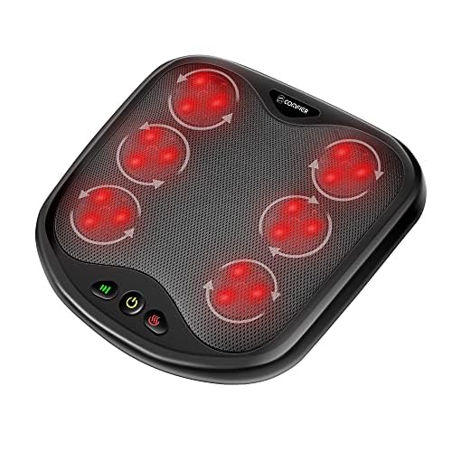 COMFIER shiatsu foot massager with heat, front view, soothing daily tension