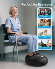 COMFIER safety features with auto shut-off and overheating protection