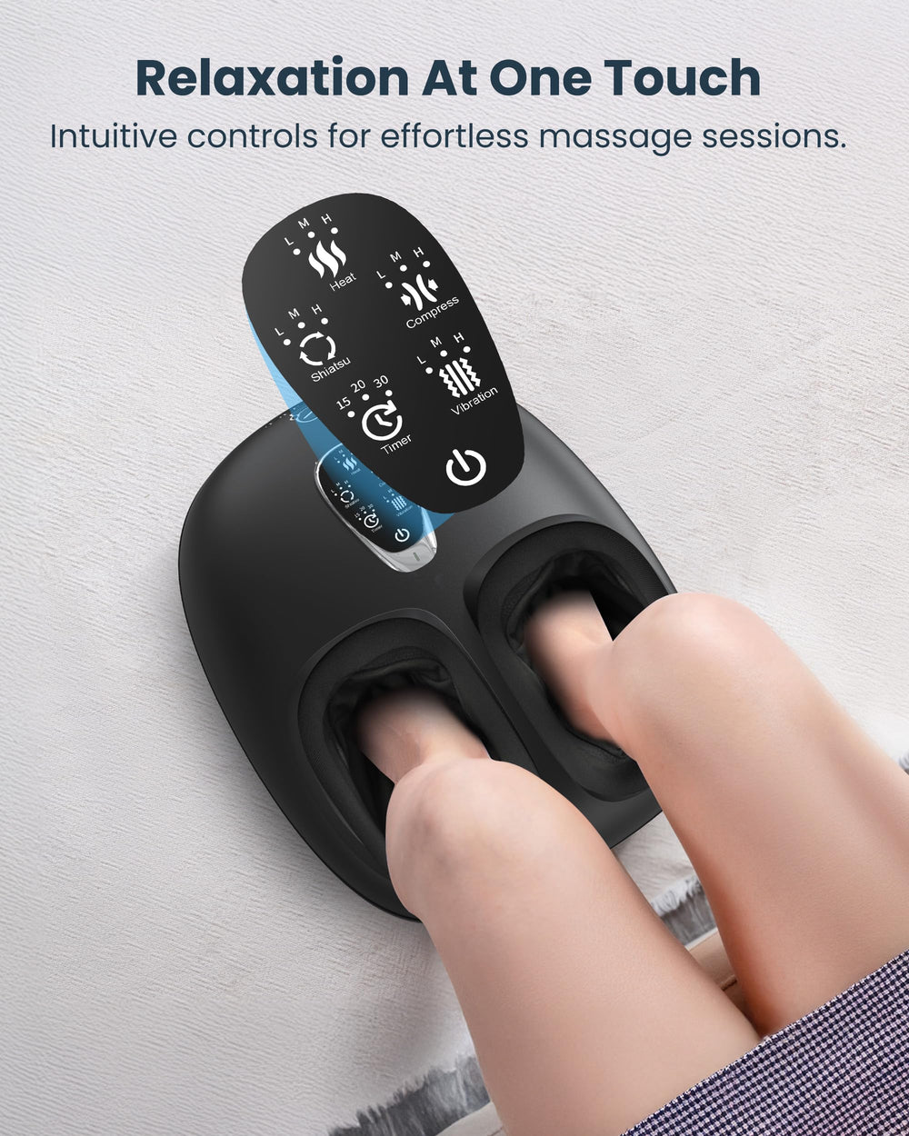 COMFIER vibration patterns offering varied relaxation and relief