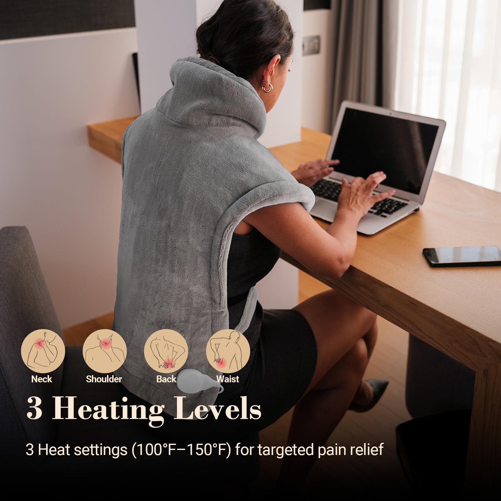 COMFIER soft flannel fabric provides cozy, skin-friendly touch