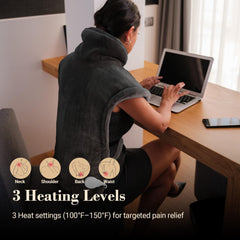 COMFIER three heat levels offer customizable comfort during use