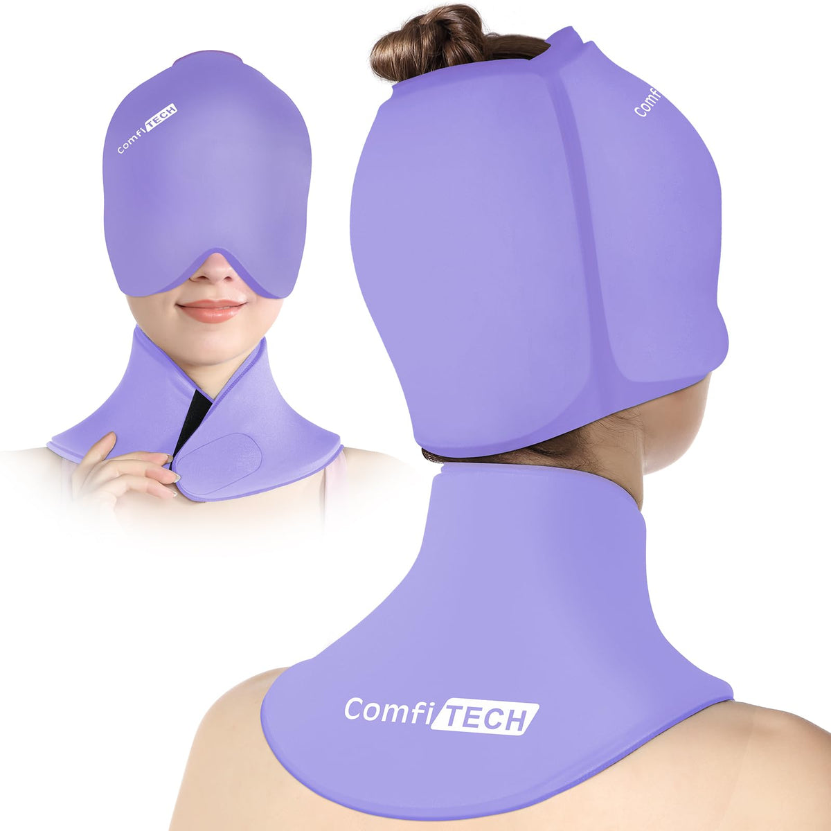 ComfiTECH Cold Cap Head Wrap provides targeted cooling for the head.