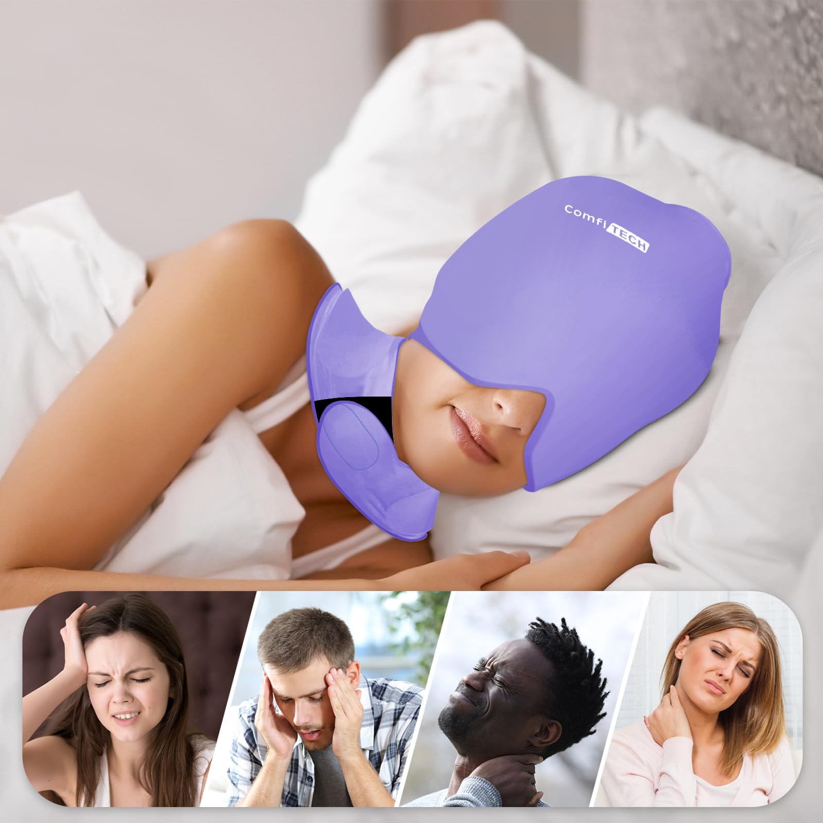 ComfiTECH Cold Neck Wrap delivers snug neck cooling with hands-free use.