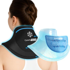 ComfiTECH dual-gel neck ice pack provides long-lasting cooling for neck pain relief