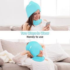 ComfiTECH neck wrap elastic strap keeps it securely in place.