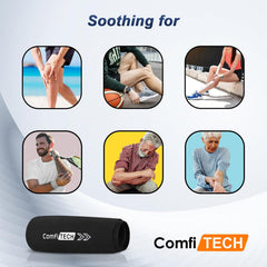 ComfiTECH elbow ice pack wrap provides 360° coverage for targeted cooling