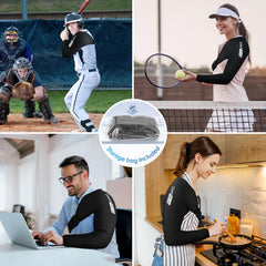 ComfiTECH versatile-sport ice wrap supports multiple activities like baseball.
