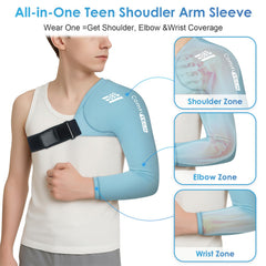 ComfiTECH adjustable-straps ensure a secure, custom fit during cooldown