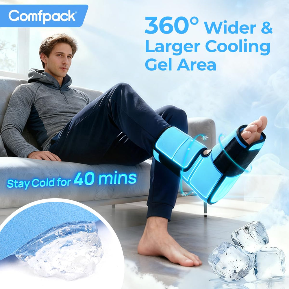 Comfpack extra-gel cold therapy delivers up to 40 minutes of relief.