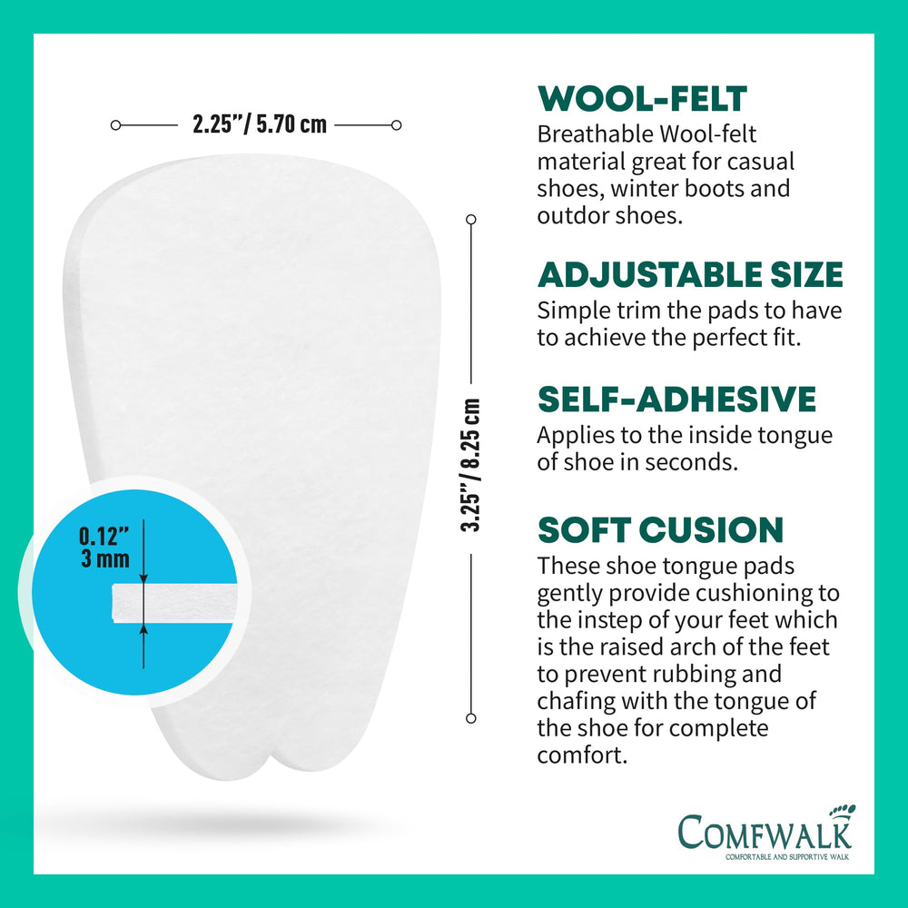 Close-up of white felt material showing ultra-soft cushioning