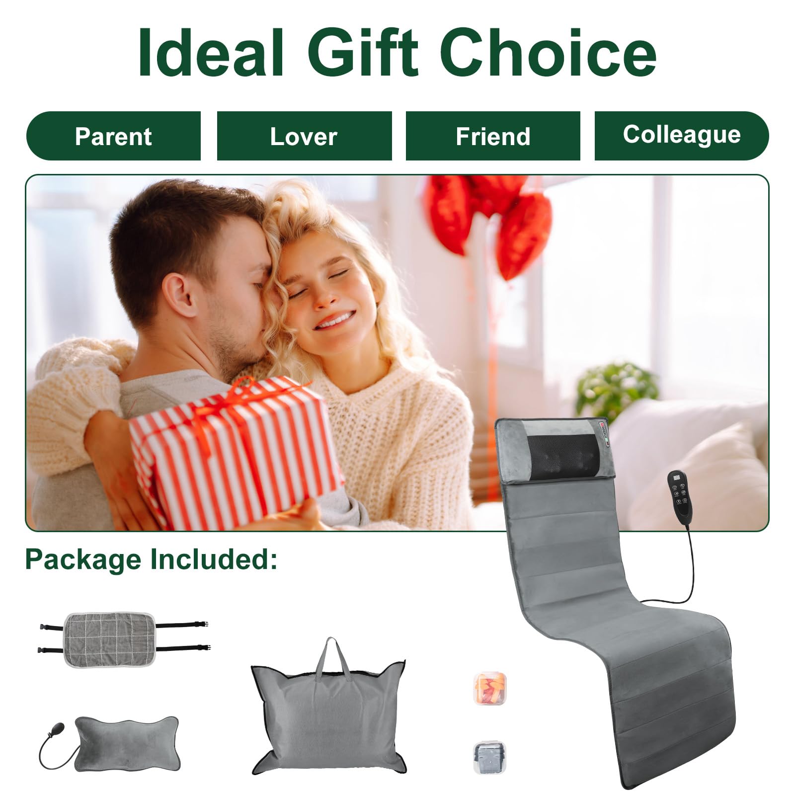 ComfyElect auto-shut-off ensures safe, brief relaxation periods