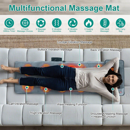 ComfyElect full body massage mat back and lower body relief.