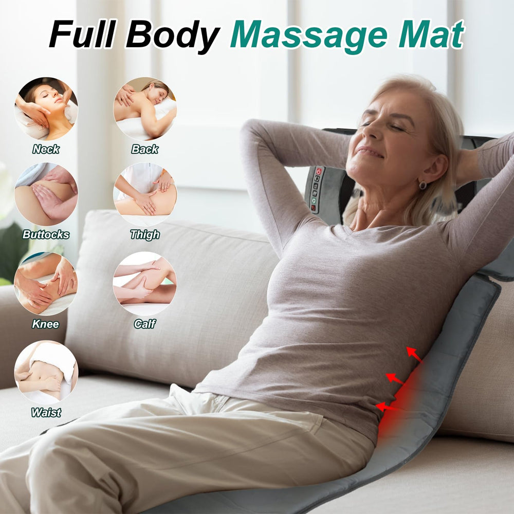 ComfyElect full body massage mat calves for soothing leg tension.