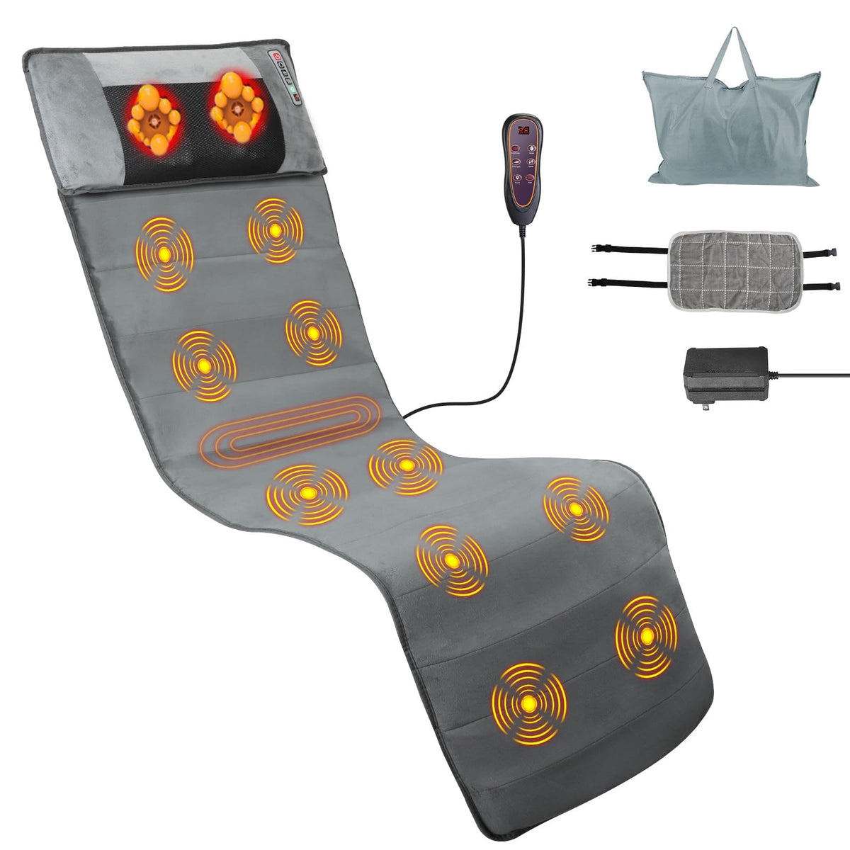 ComfyElect full body massage mat back focus for targeted relaxation at home.