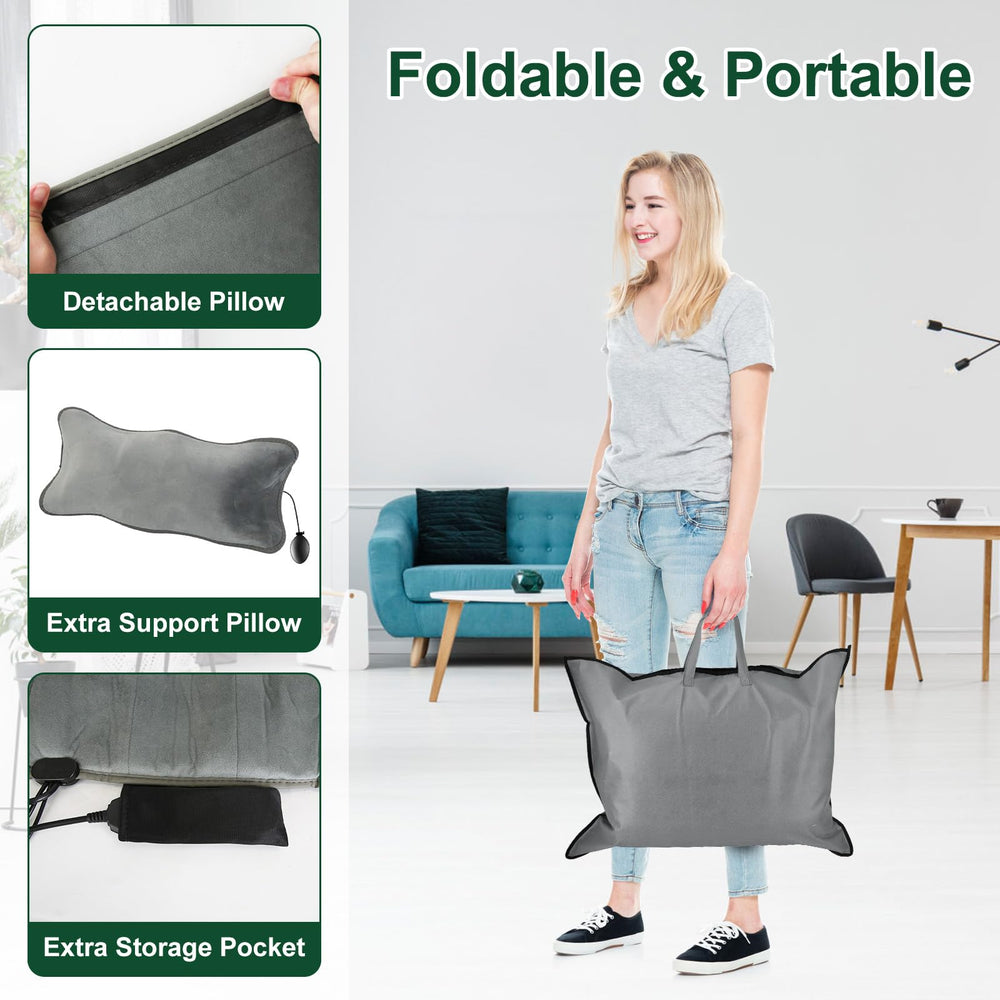 ComfyElect soft-plush-fabric makes lounging comfortable on any surface