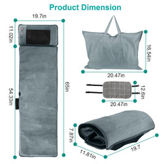 ComfyElect ultra-soft plush fabric for cozy relaxation sessions.