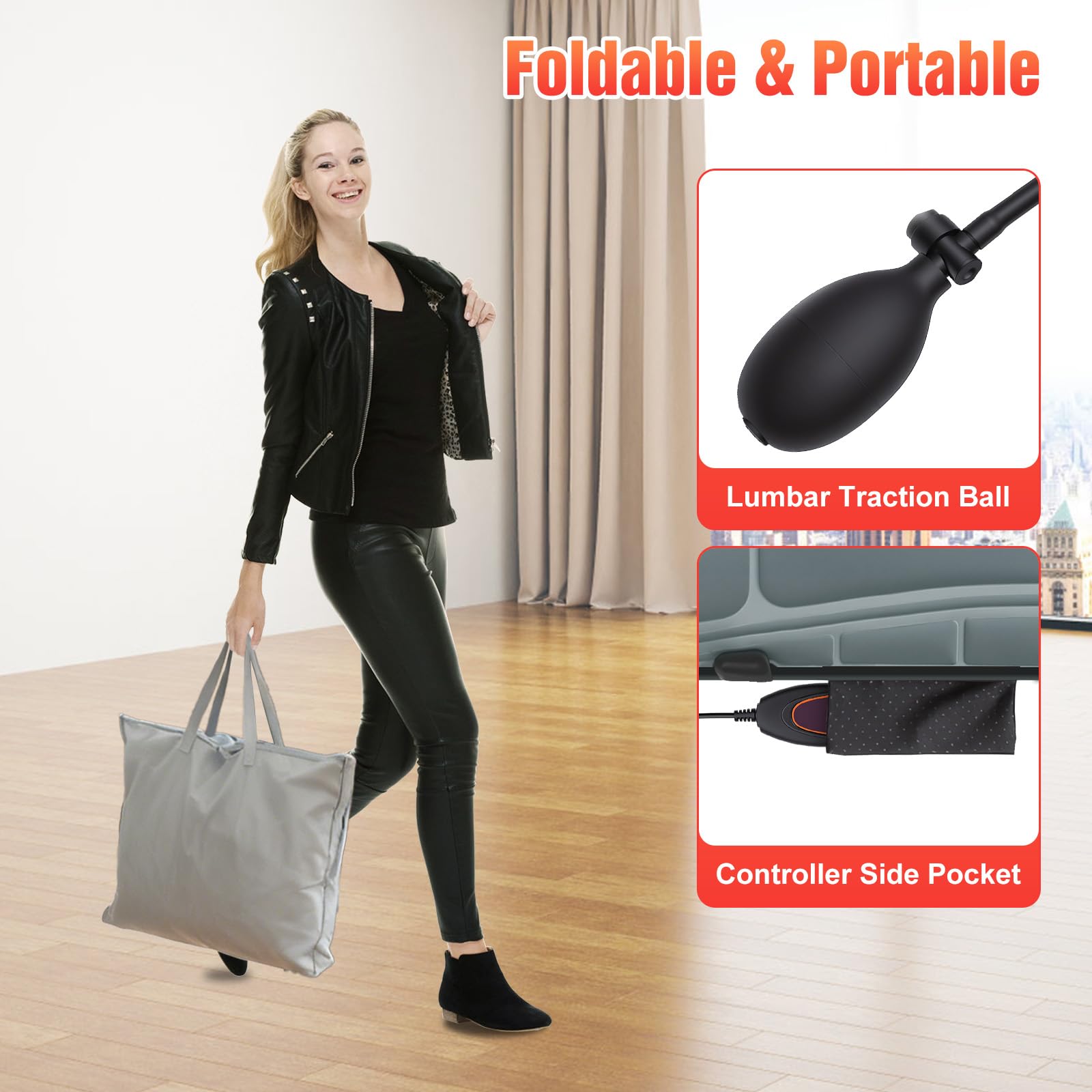 ComfyElect flannel surface provides a cozy feel during massaging sessions.