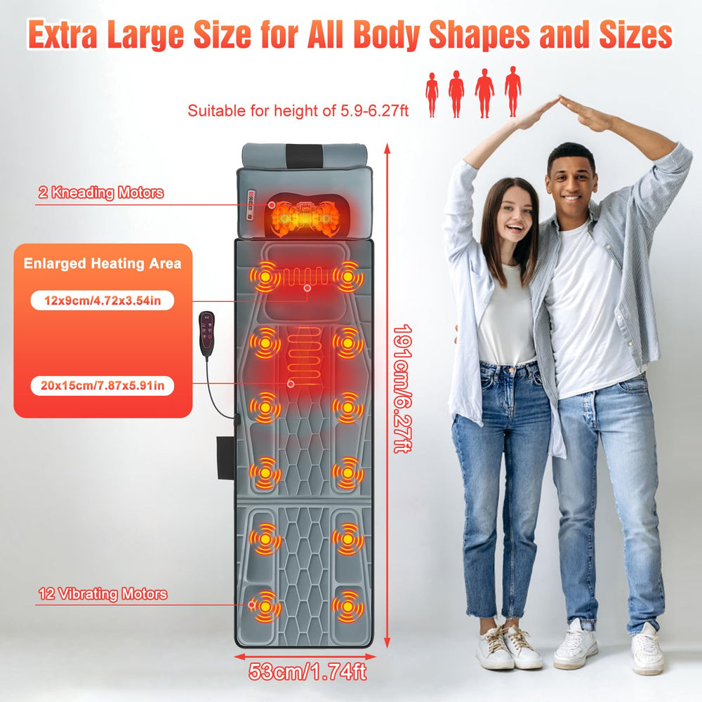 ComfyElect two pillows support head and lumbar for customized comfort.