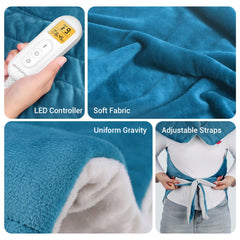 Comfytemp control panel shows 9 heat settings for customizable warmth.