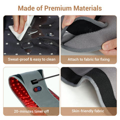 Belt extended to 22x8 inch coverage for multi-area use.