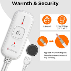 Comfytemp daily-relax design supports warmth and relaxation routines.