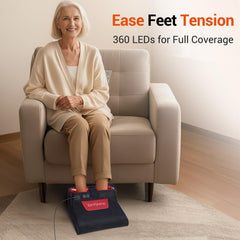 Comfytemp ergonomic foot wrap supports easy, comfortable wear.