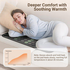 Comfytemp extralarge FIR pad heat level controls for customization