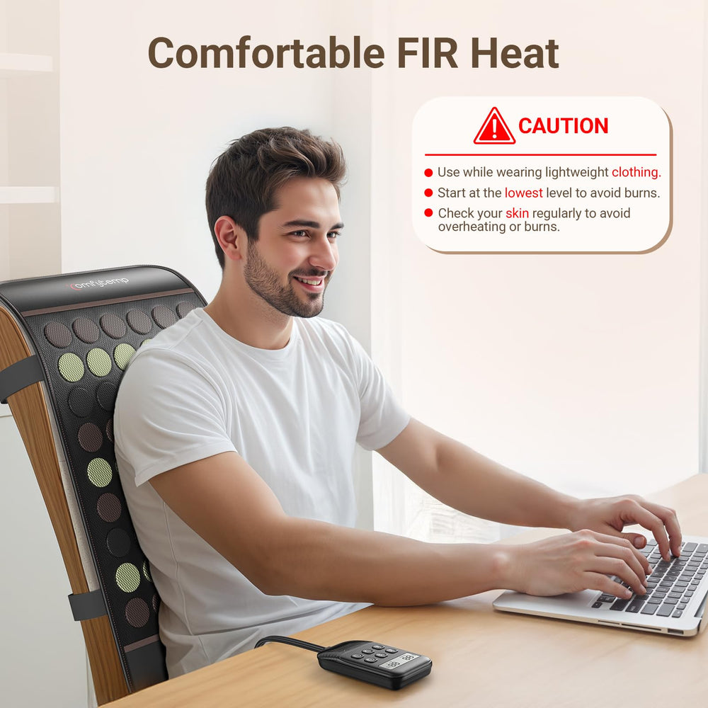 Comfytemp extralarge FIR pad soft cover for cozy relaxation