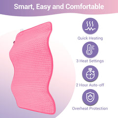 Comfytemp fast-heating design delivers instant soothing heat across large areas.