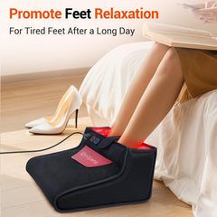 Comfytemp foot wrap fits up to size 12 securely.