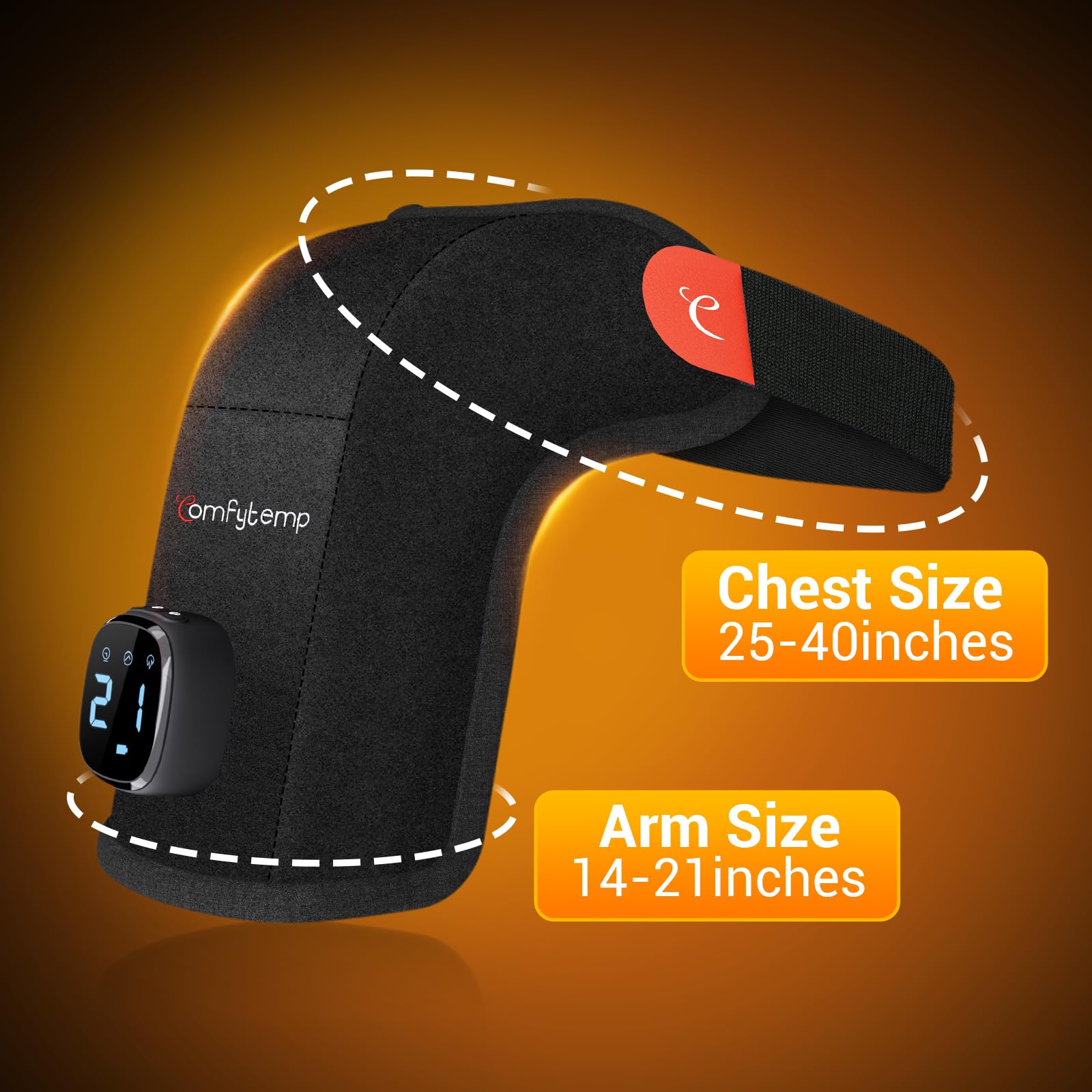 Comfytemp gift-ready shoulder heat wrap ideal for a thoughtful present