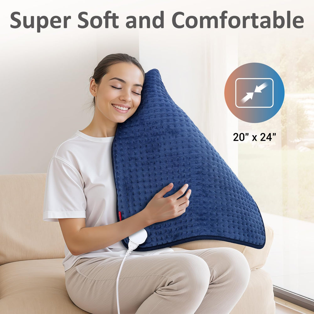 Comfytemp pad includes auto shut-off for safe, unattended use.