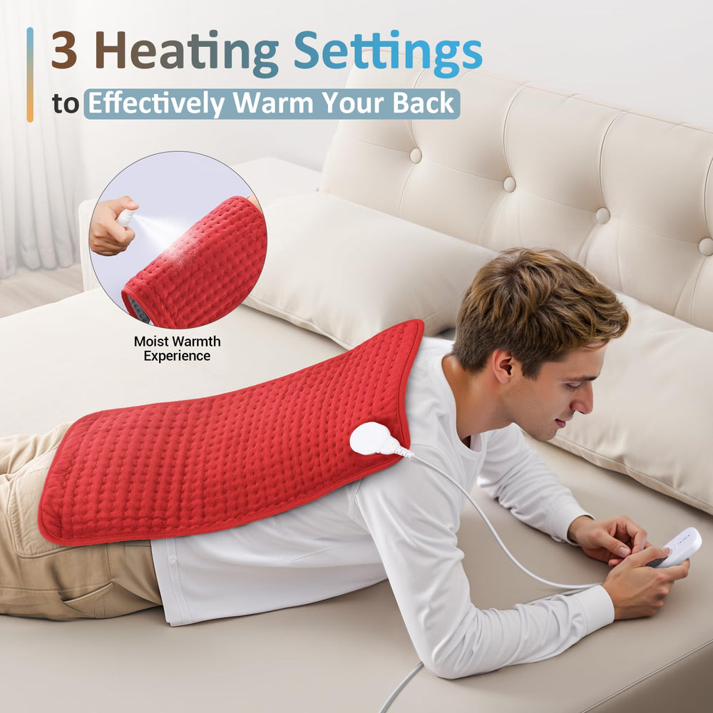 Comfytemp heating pad full body heat covers a wide area for comfort