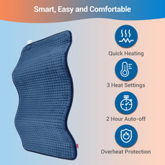 Comfytemp heating pad with option for moist heat through light spraying.