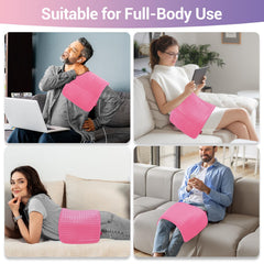 Soft flannel fabric of Comfytemp heating pad for cozy sessions.