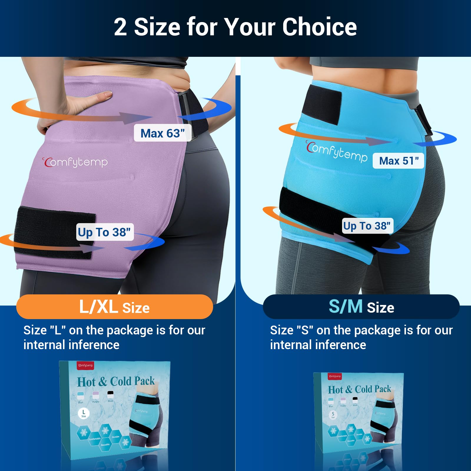 Adjustable straps on the wrap provide secure, hands-free fit