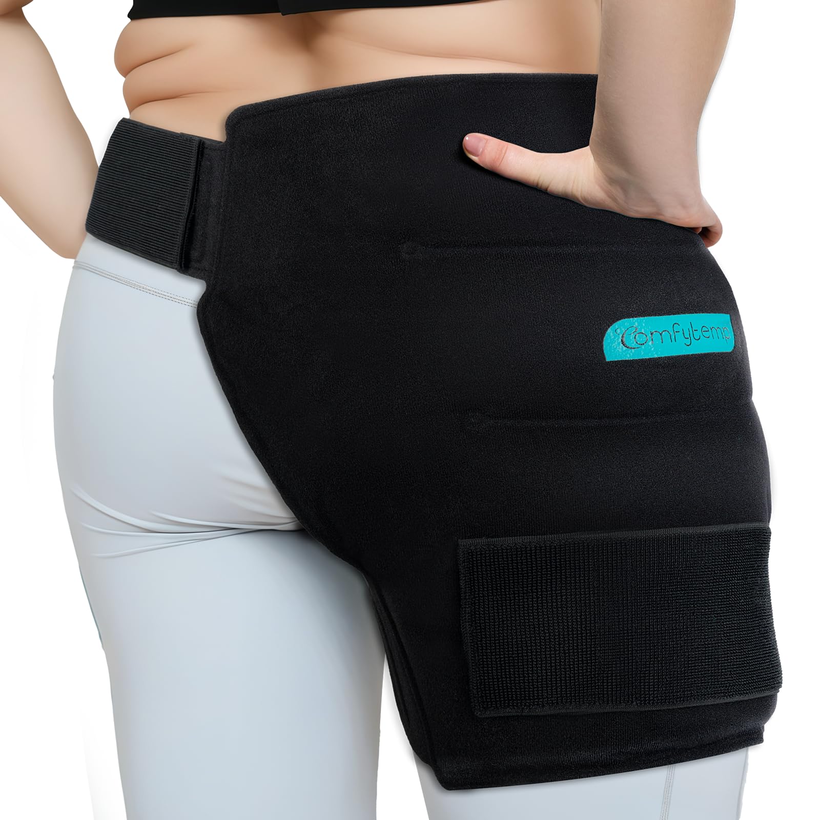 Comfytemp large hip ice pack wrap with enhanced coverage for targeted relief.