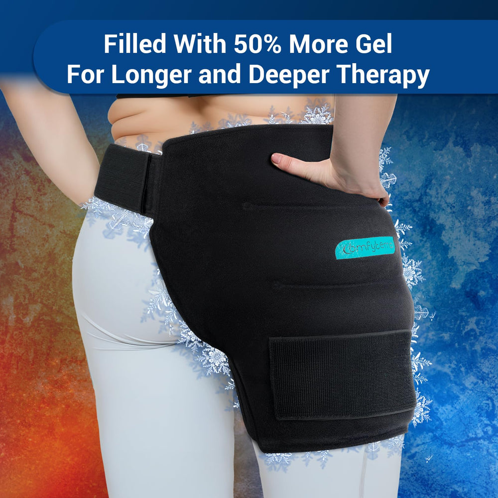 Comfytemp hip pack is leak-proof with double-edge stitching for mess-free use.