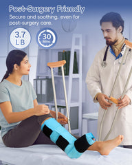 Comfytemp leak-proof ice pack design keeps gel contained for mess-free treatment.