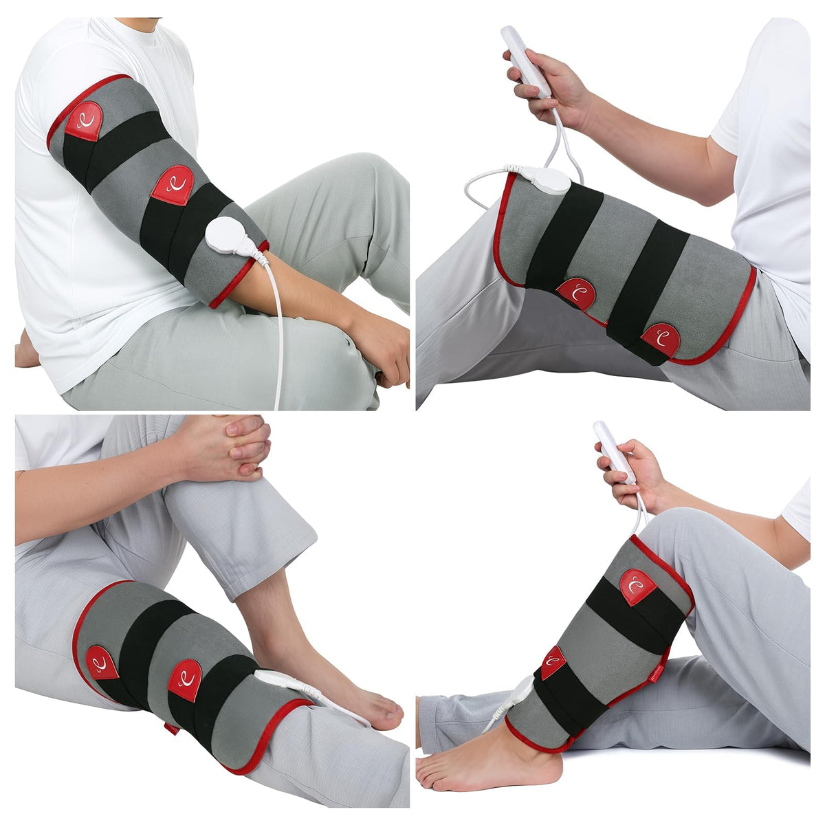 Comfytemp leg heating pad wrap delivers soothing warmth across the shin and calf.
