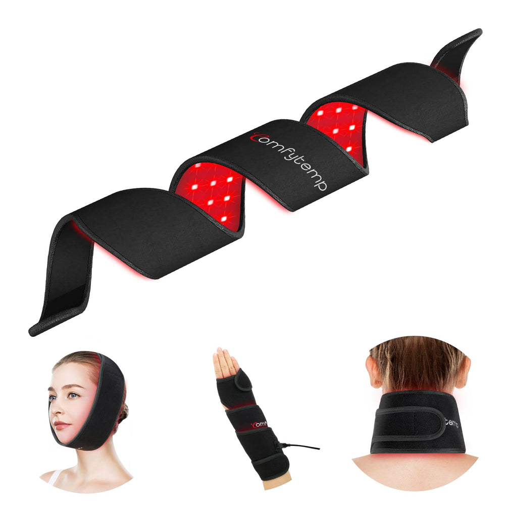 Comfytemp red light wrap showing 37-inch coverage for broad treatment areas.