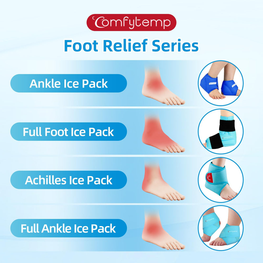 Comfytemp silky inner layer provides smooth contact during cold therapy.