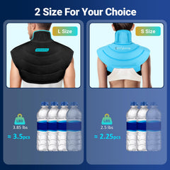 Comfytemp two adjustable straps allow a customizable neck-shoulder fit.