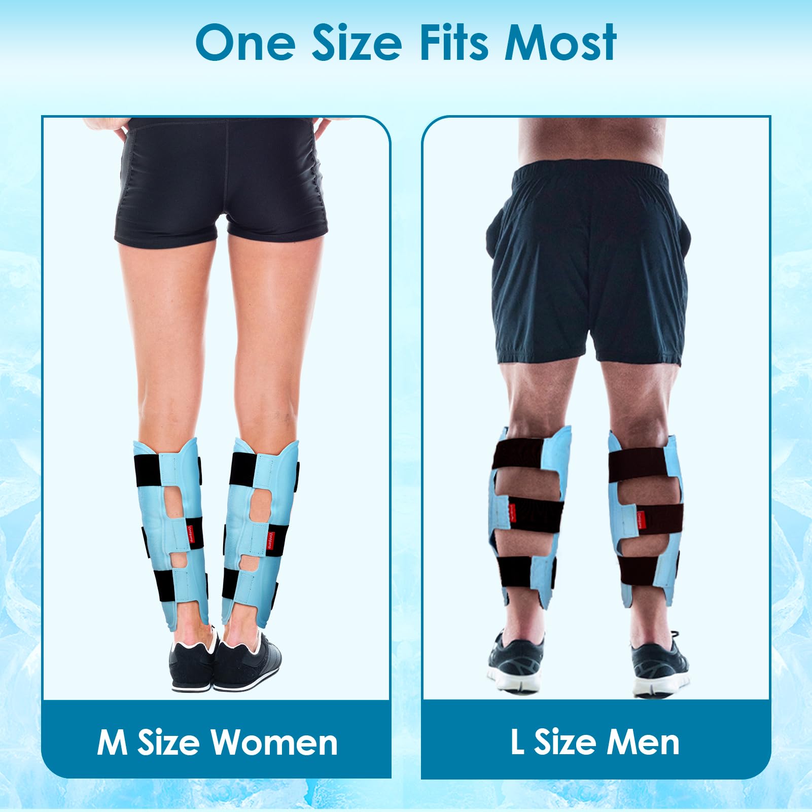 Comfytemp two-way straps attach securely for hands-free wear and mobility.