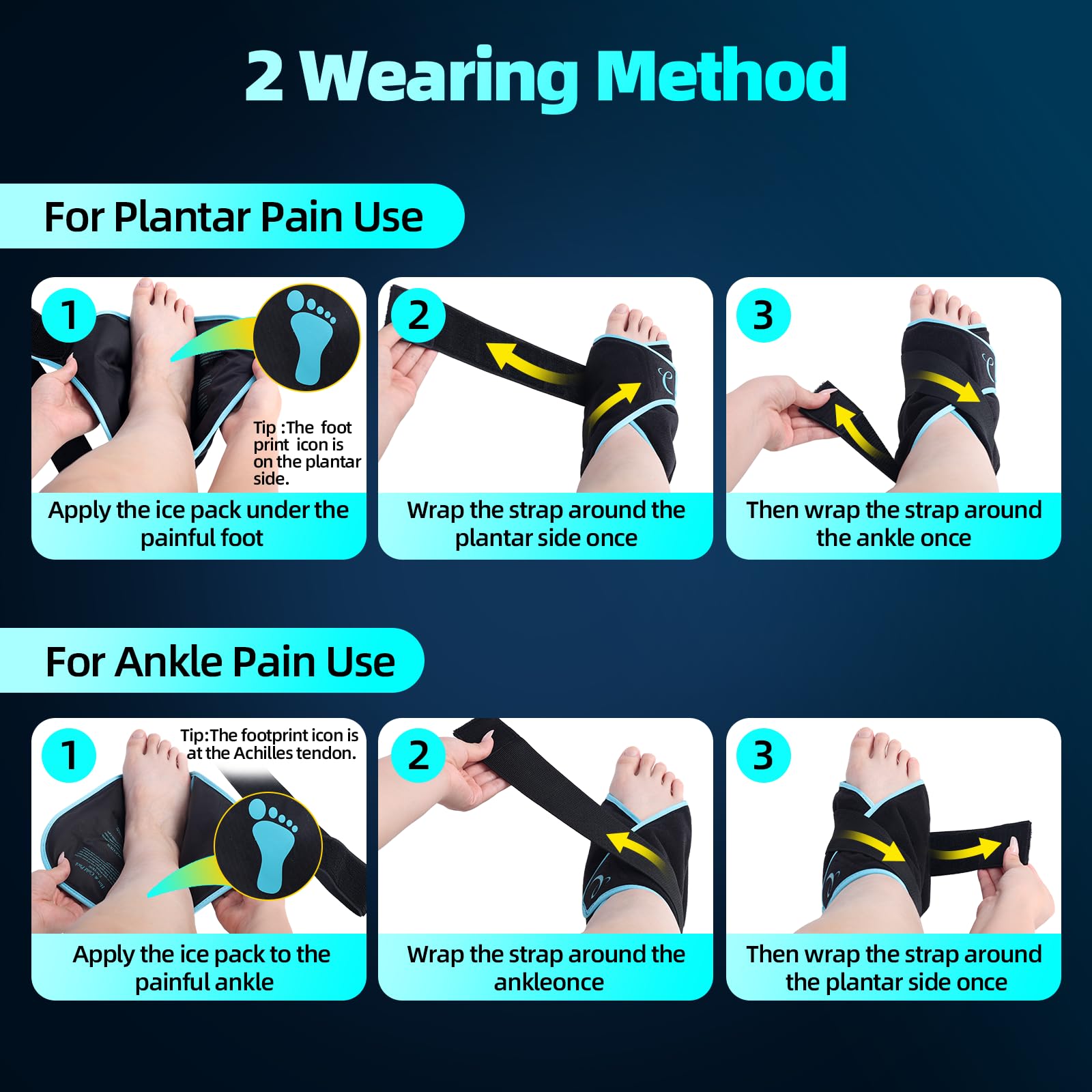 Comfytemp fits US shoe sizes 5 to 10 for broad usability.