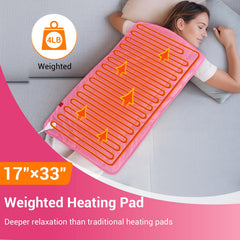 Comfytemp pad targets neck and shoulders with snug, relaxing heat along the spine.