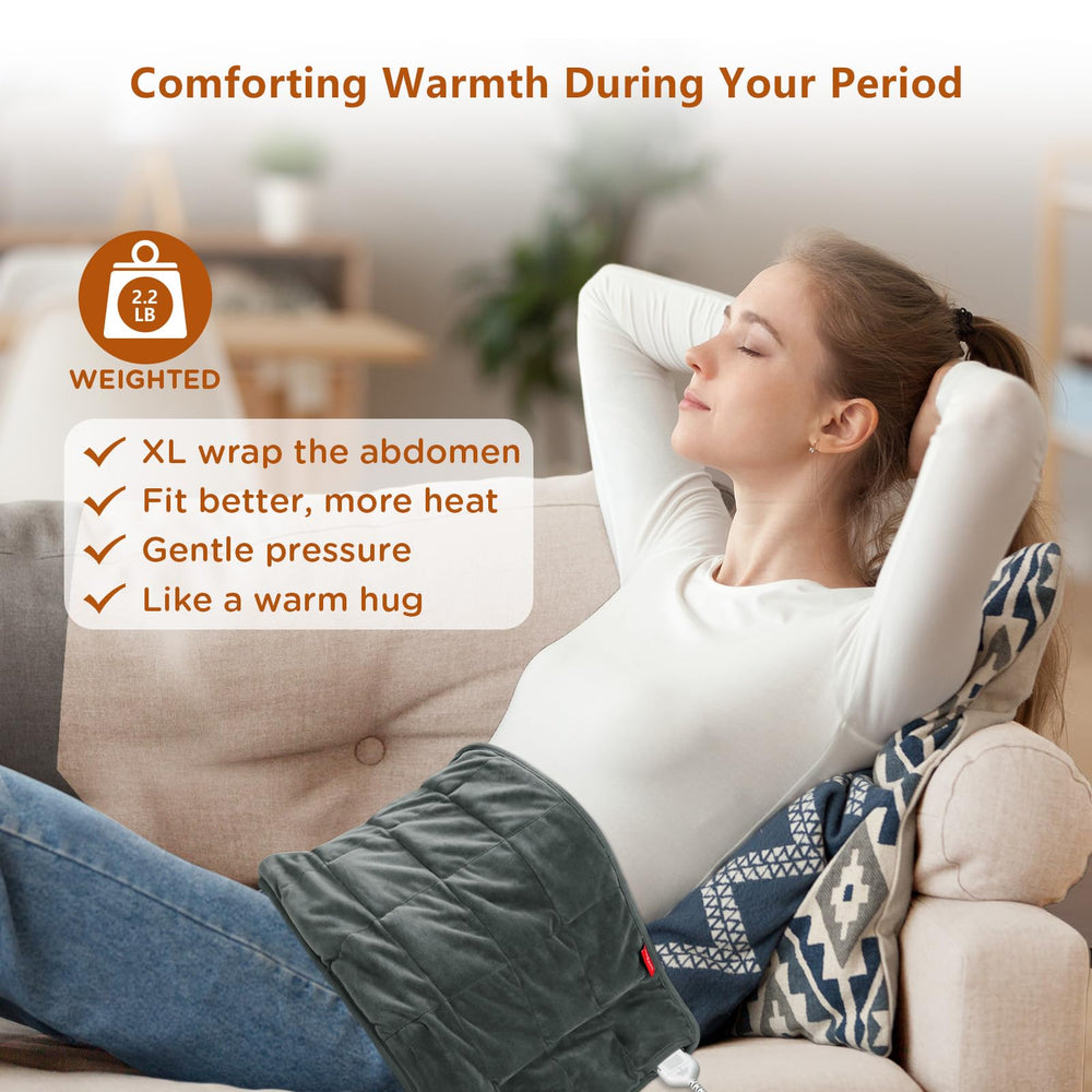 Comfytemp neck and shoulder focus provides targeted warmth to ease tension.