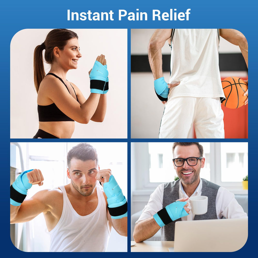 Comfytemp wrist ice pack wrap ideal for on-the-go relief